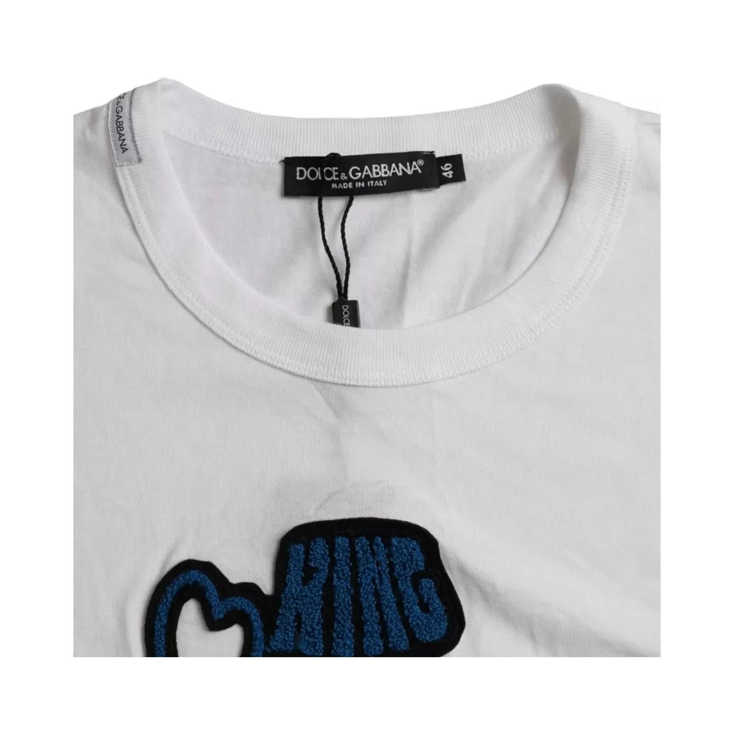 White King Of Love Round Neck Short Sleeves T-shirt