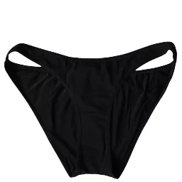 Black Nylon Swimwear Beachwear Bottom Bikini