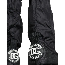 Black Quilted High Top Boots Sneakers Shoes