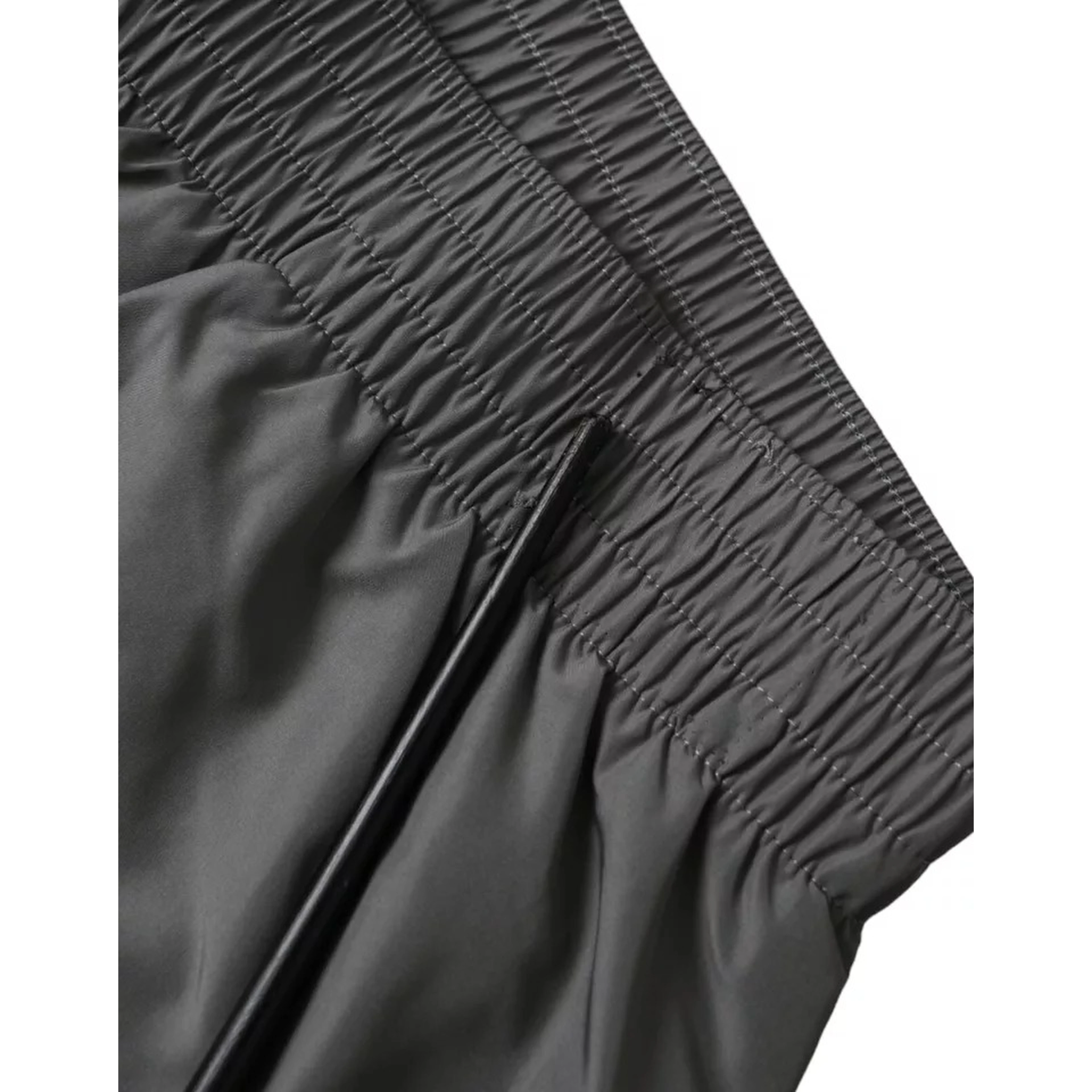 Dark Gray Polyester Beachwear Shorts Swimwear Men