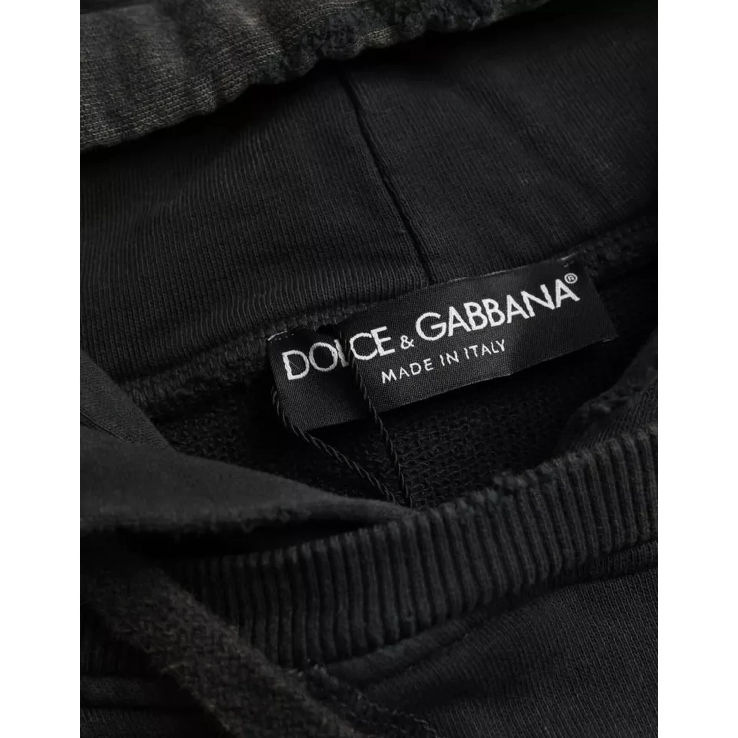 Black Cotton Hooded Short Sleeves Cropped T-shirt