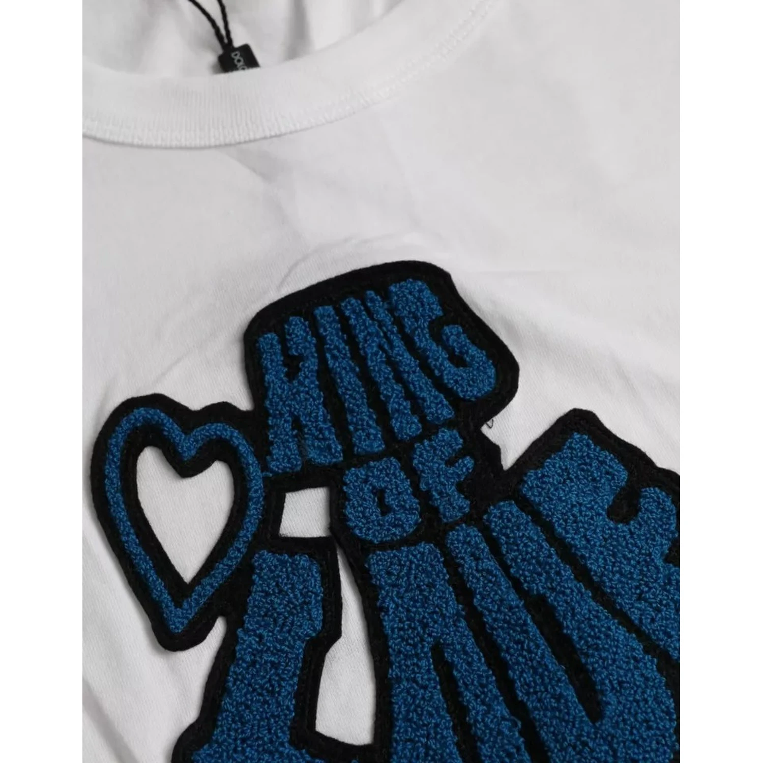White King Of Love Round Neck Short Sleeves T-shirt