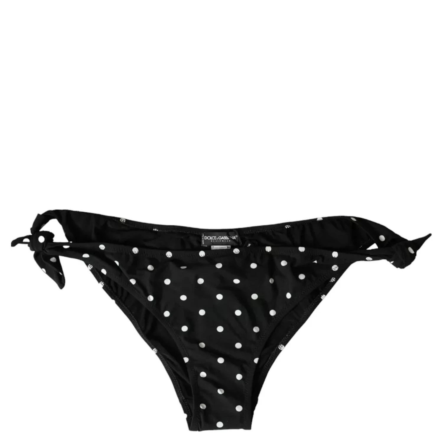 Black Polka Dot Swimwear Beachwear Bottom Bikini