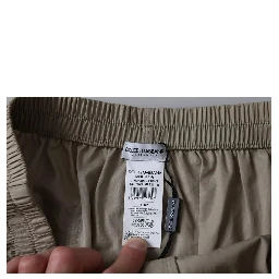 Brown Cotton Regular Boxer Shorts Underwear