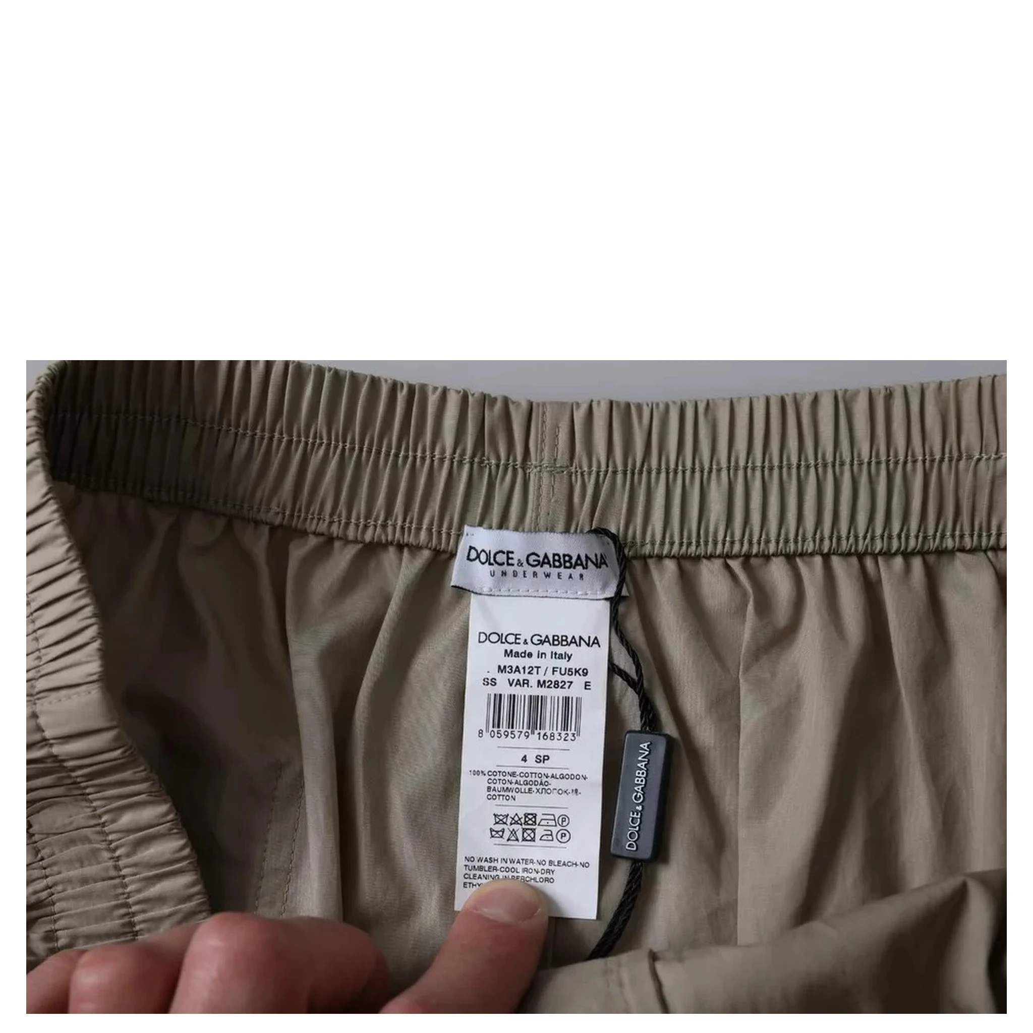 Brown Cotton Regular Boxer Shorts Underwear