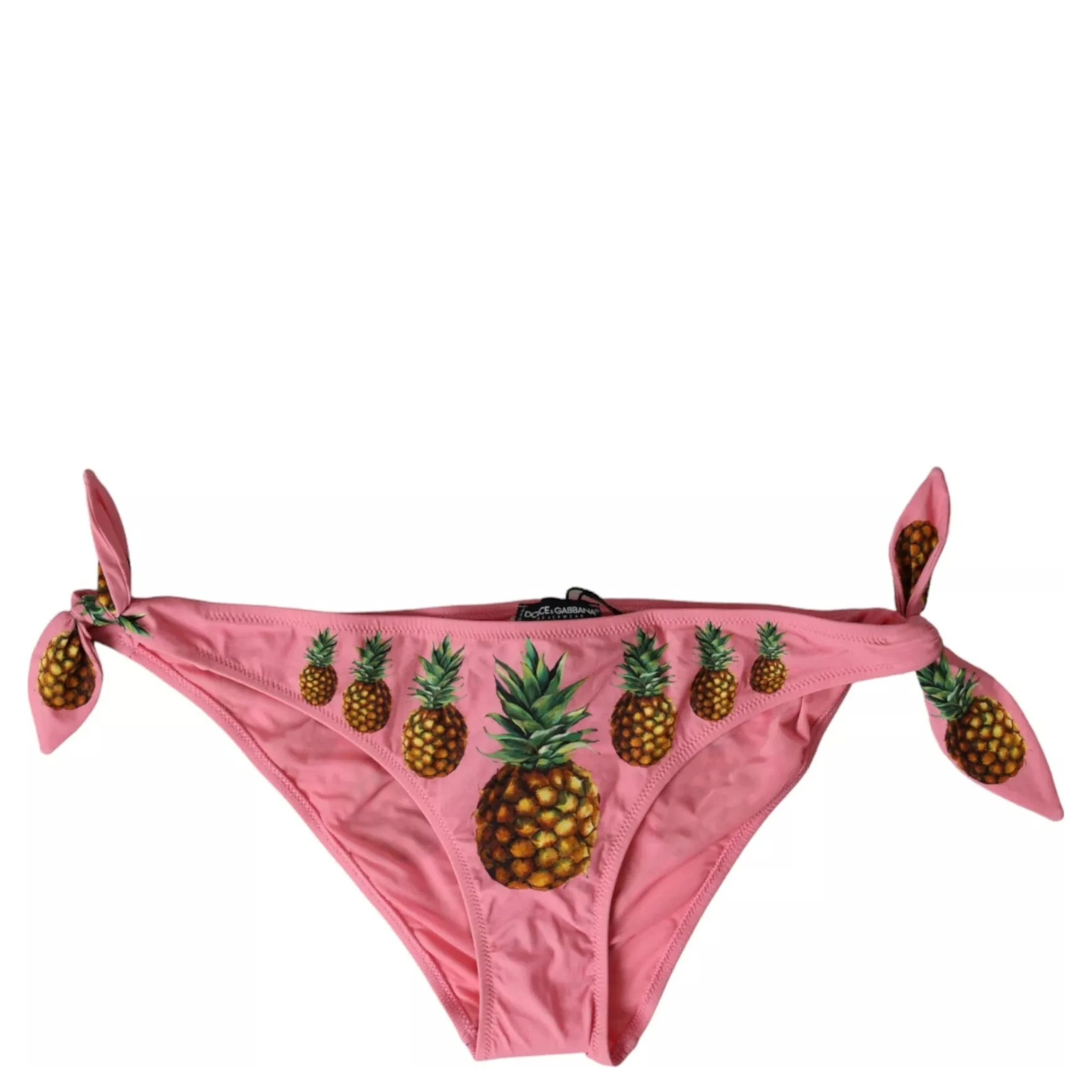 Pink Pineapple Swimsuit Bikini Bottom Swimwear