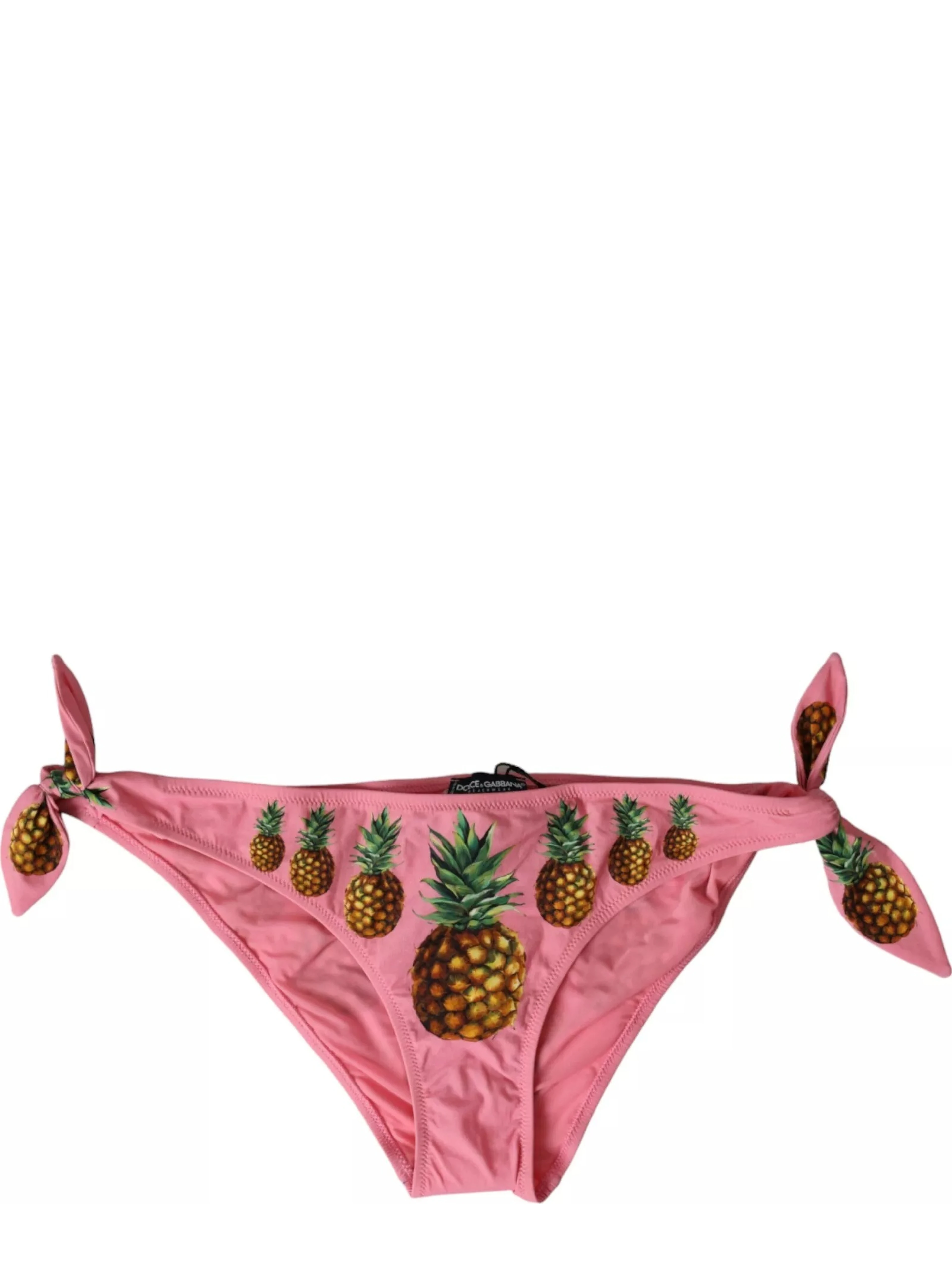 Pink Pineapple Swimsuit Bikini Bottom Swimwear