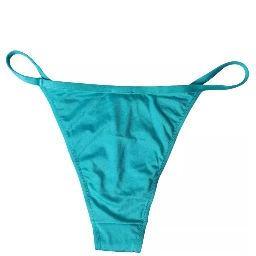 Blue Green Nylon Beachwear Swimwear Bottom Bikini