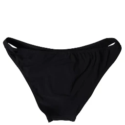 Black Nylon Swimwear Beachwear Bottom Bikini