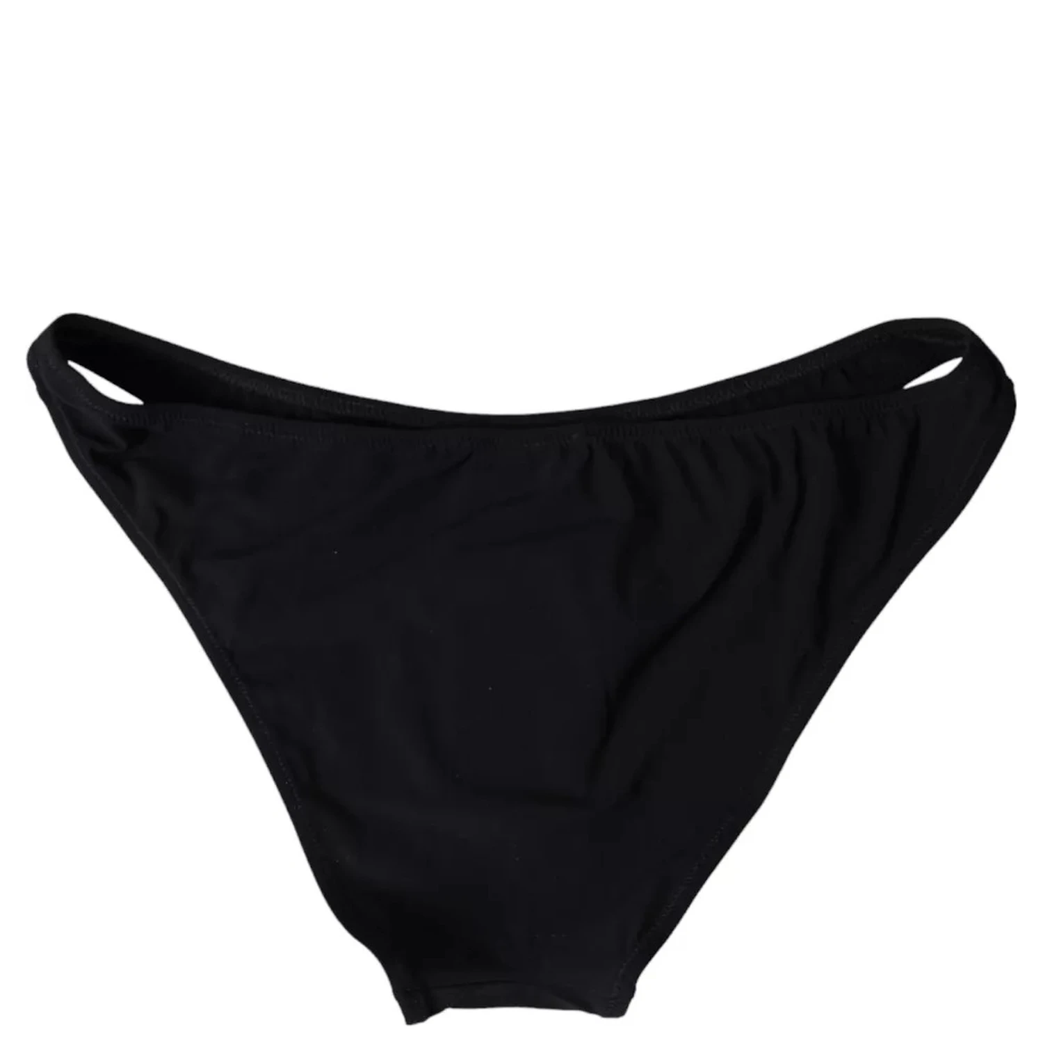 Black Nylon Swimwear Beachwear Bottom Bikini