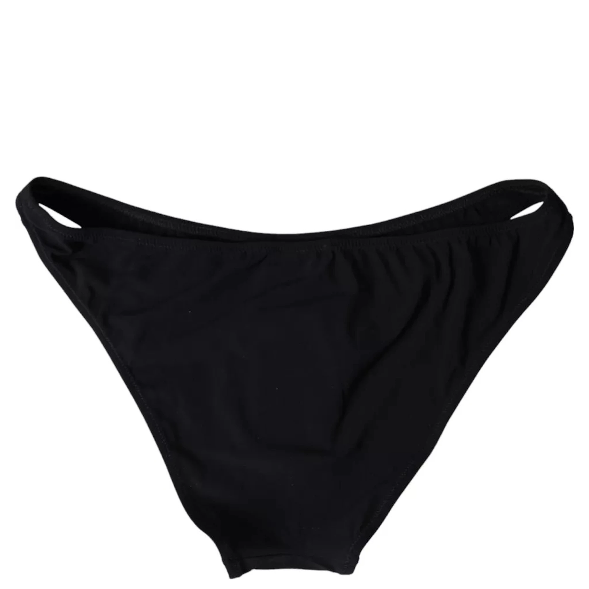 Black Nylon Swimwear Beachwear Bottom Bikini