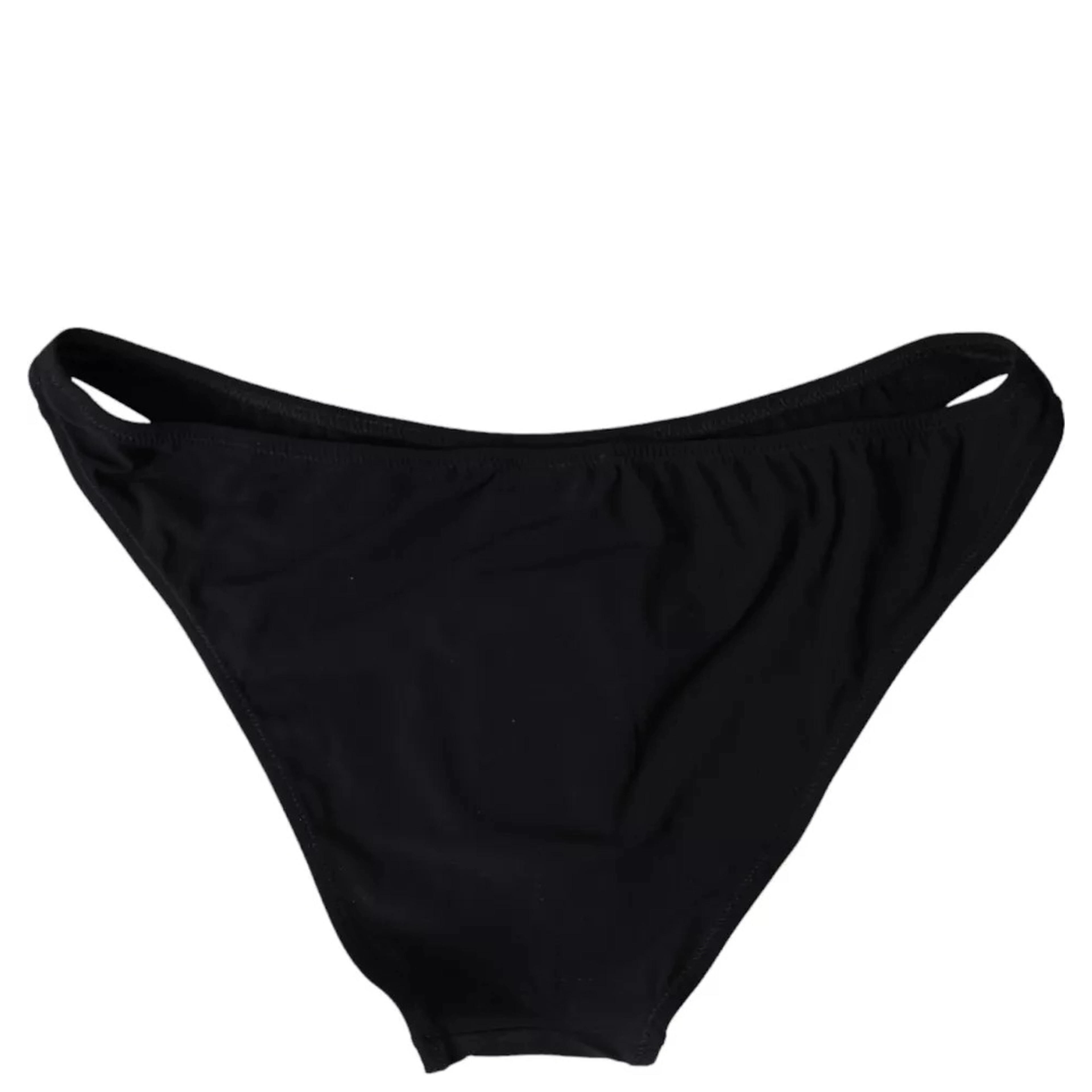 Black Nylon Swimwear Beachwear Bottom Bikini