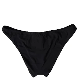 Black Nylon Swimwear Beachwear Bottom Bikini