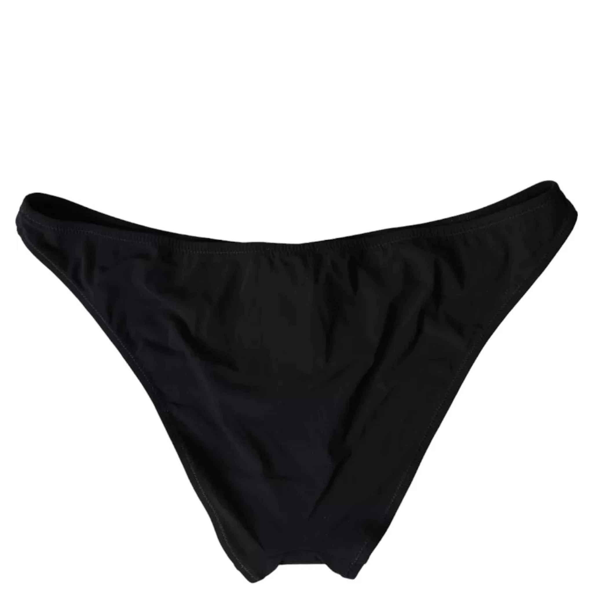 Black Nylon Swimwear Beachwear Bottom Bikini
