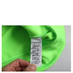 Green Logo Hooded Pullover Sweatshirt Sweater