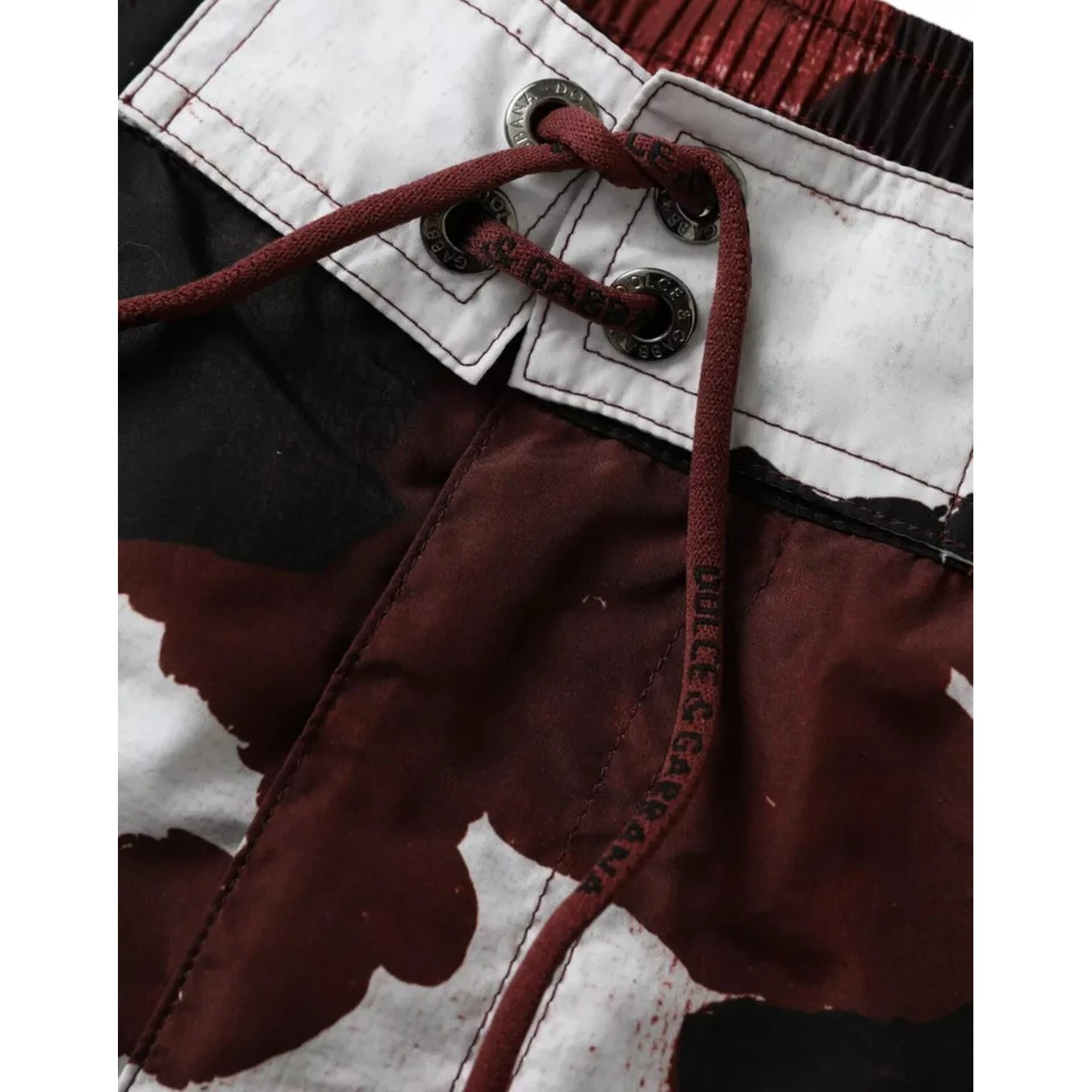 Multicolor Camouflage DG Logo Beachwear Shorts Swimwear