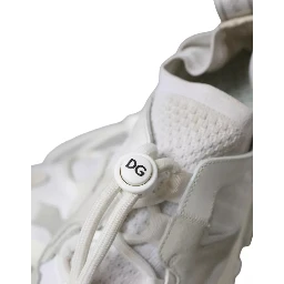 White Mesh Sorrento Trekking Sneakers Shoes