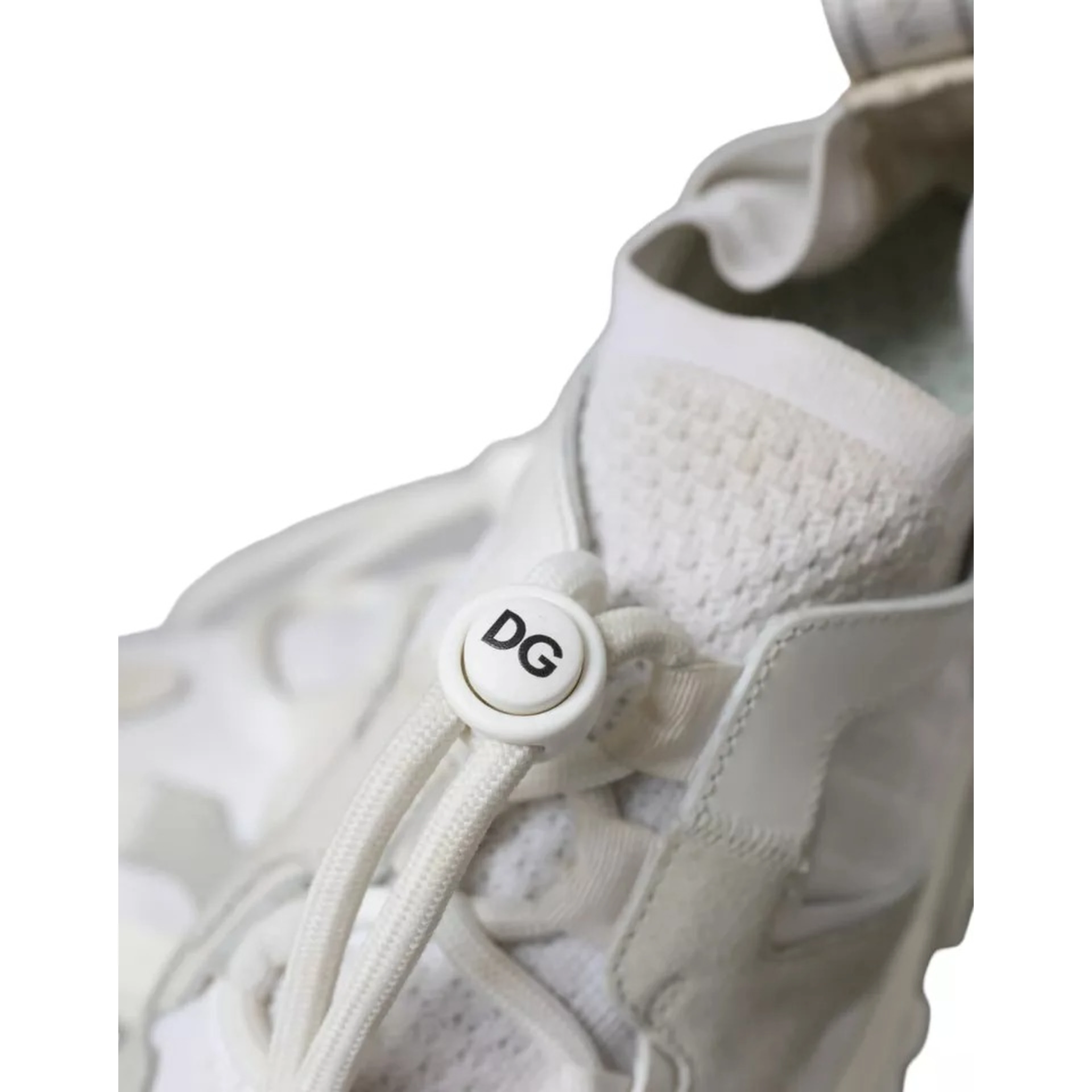 White Mesh Sorrento Trekking Sneakers Shoes
