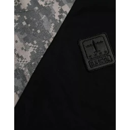 Multicolor Camouflage Cotton Round Neck Men T-shirt