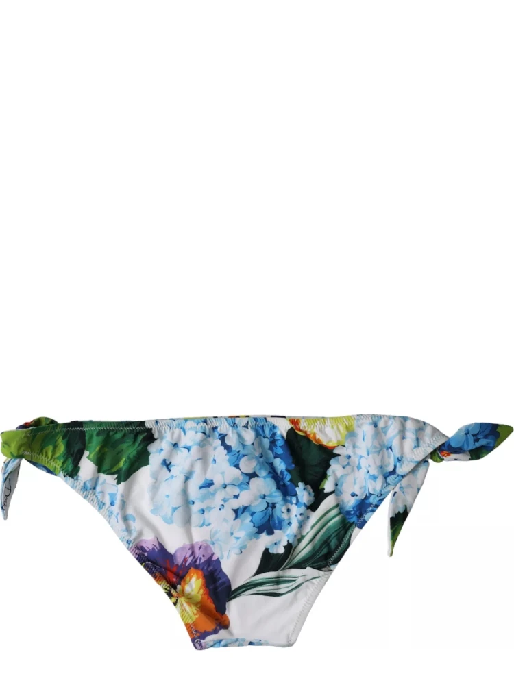 White Floral Print Swimsuit Bikini Bottom Swimwear alternative