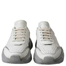 White Silver Daymaster Low Top Sneakers Shoes