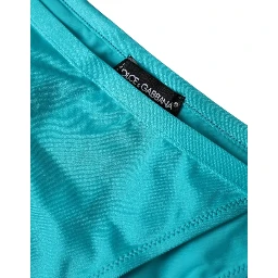 Blue Green Nylon Beachwear Swimwear Bottom Bikini