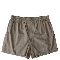 Brown Cotton Regular Boxer Shorts Underwear