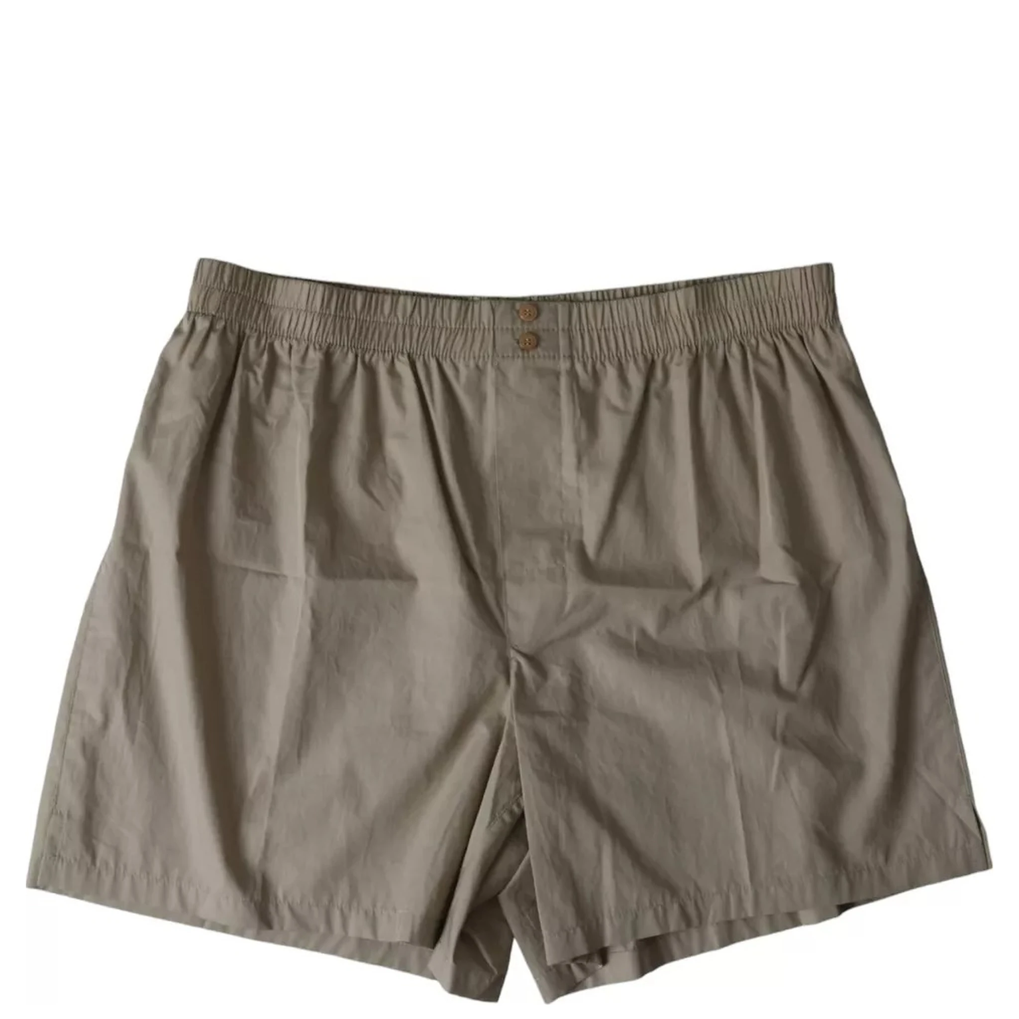 Brown Cotton Regular Boxer Shorts Underwear
