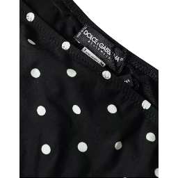 Black Polka Dot Swimwear Beachwear Bottom Bikini