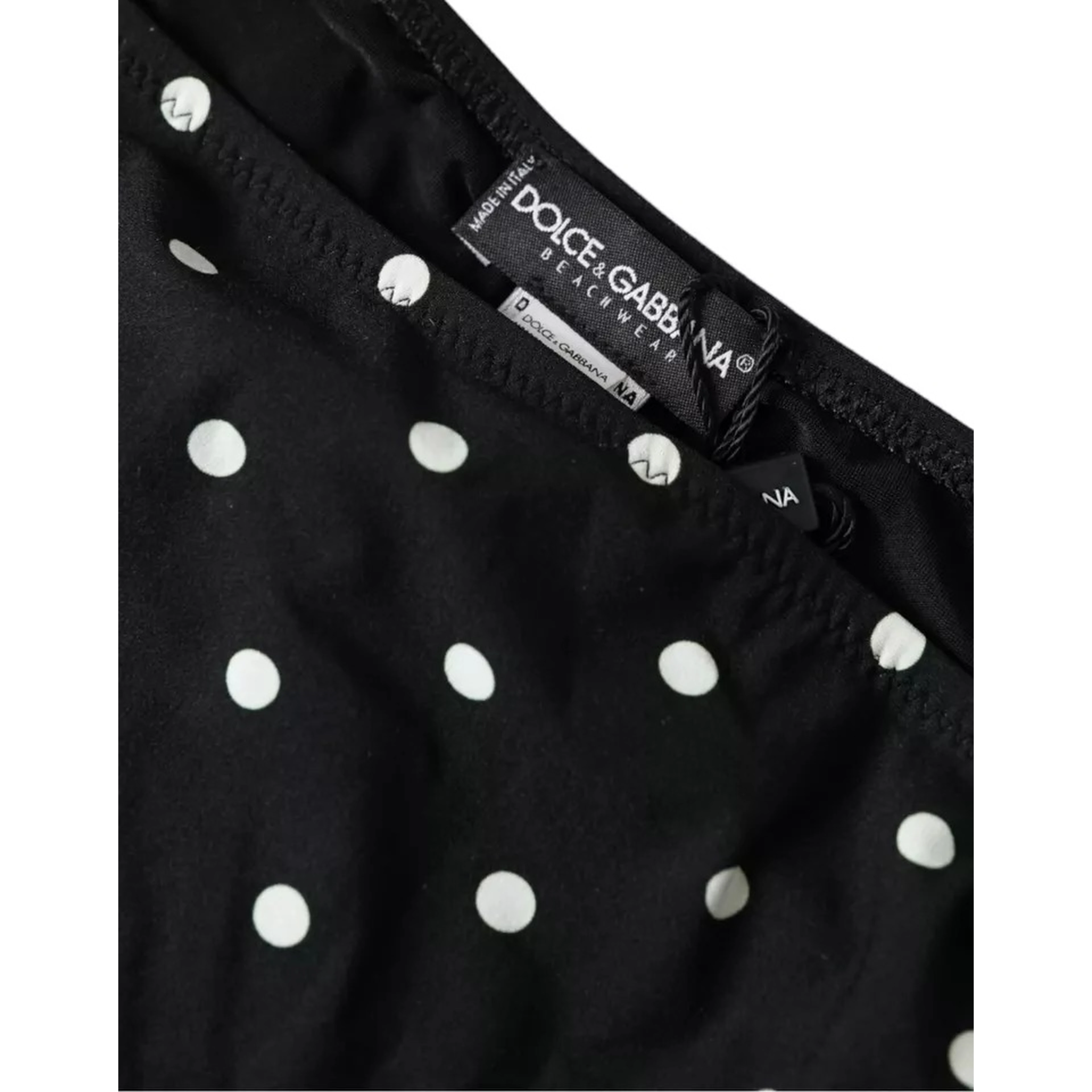 Black Polka Dot Swimwear Beachwear Bottom Bikini