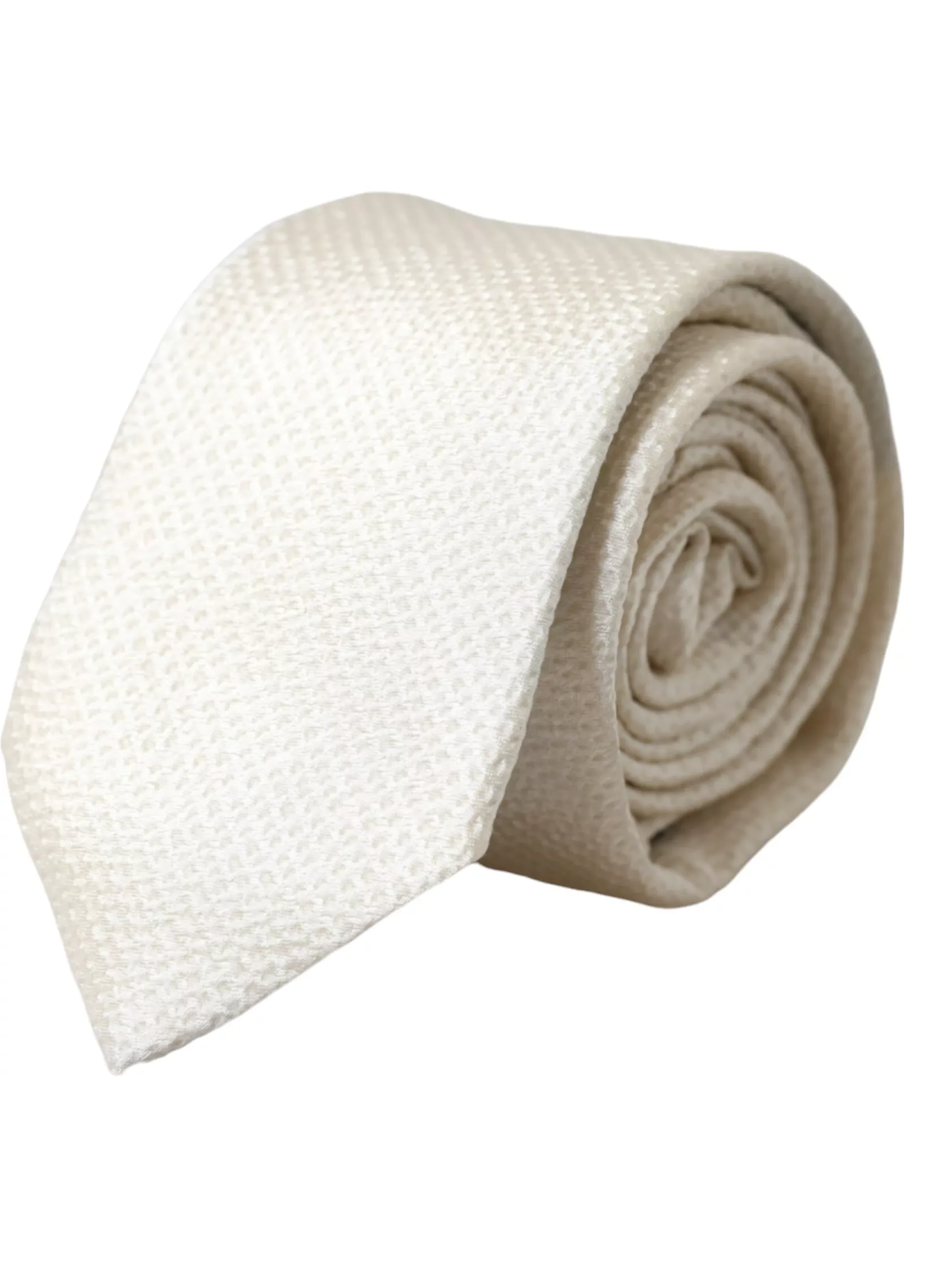 Off White 100% Silk Adjustable Necktie Men Tie