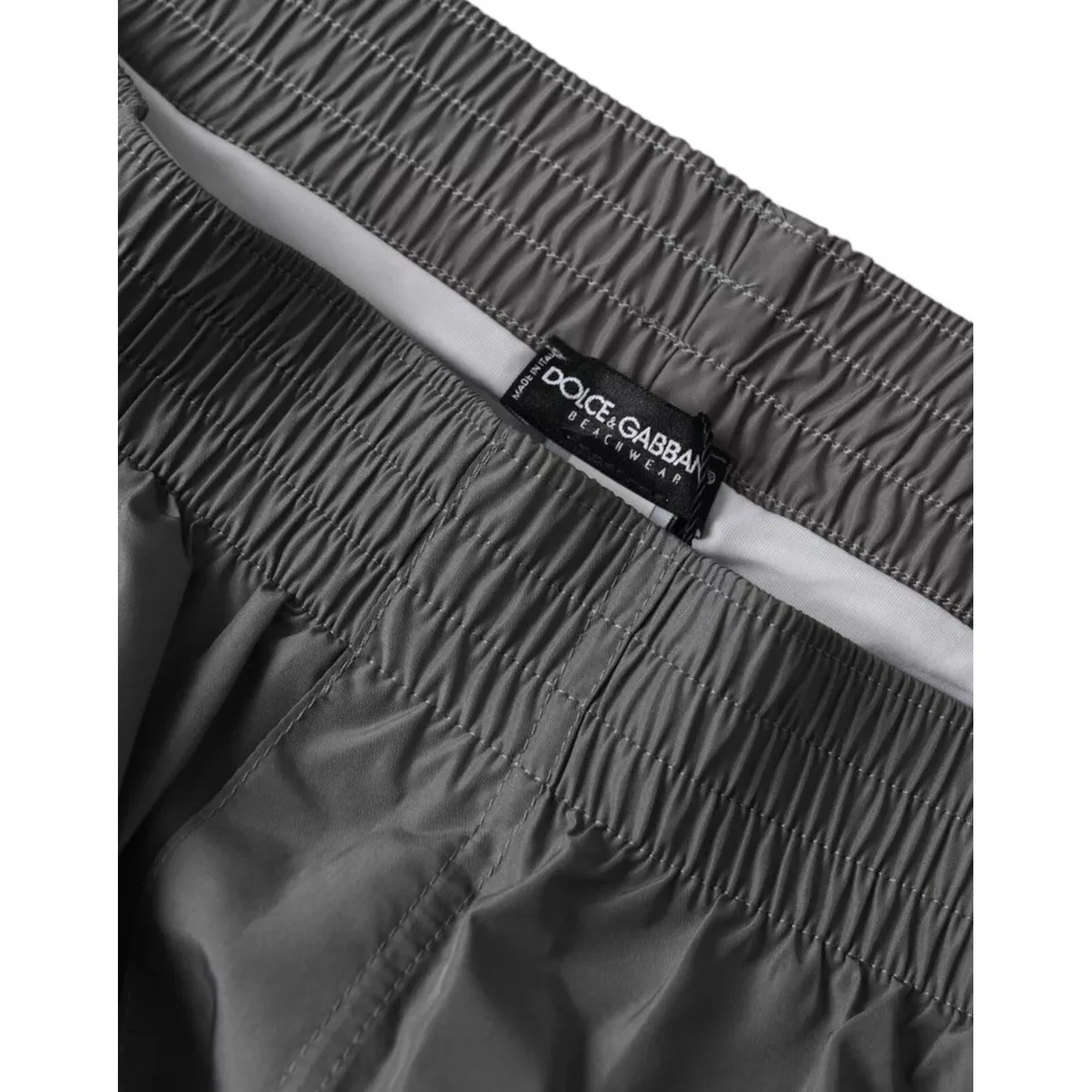 Dark Gray Polyester Beachwear Shorts Swimwear Men