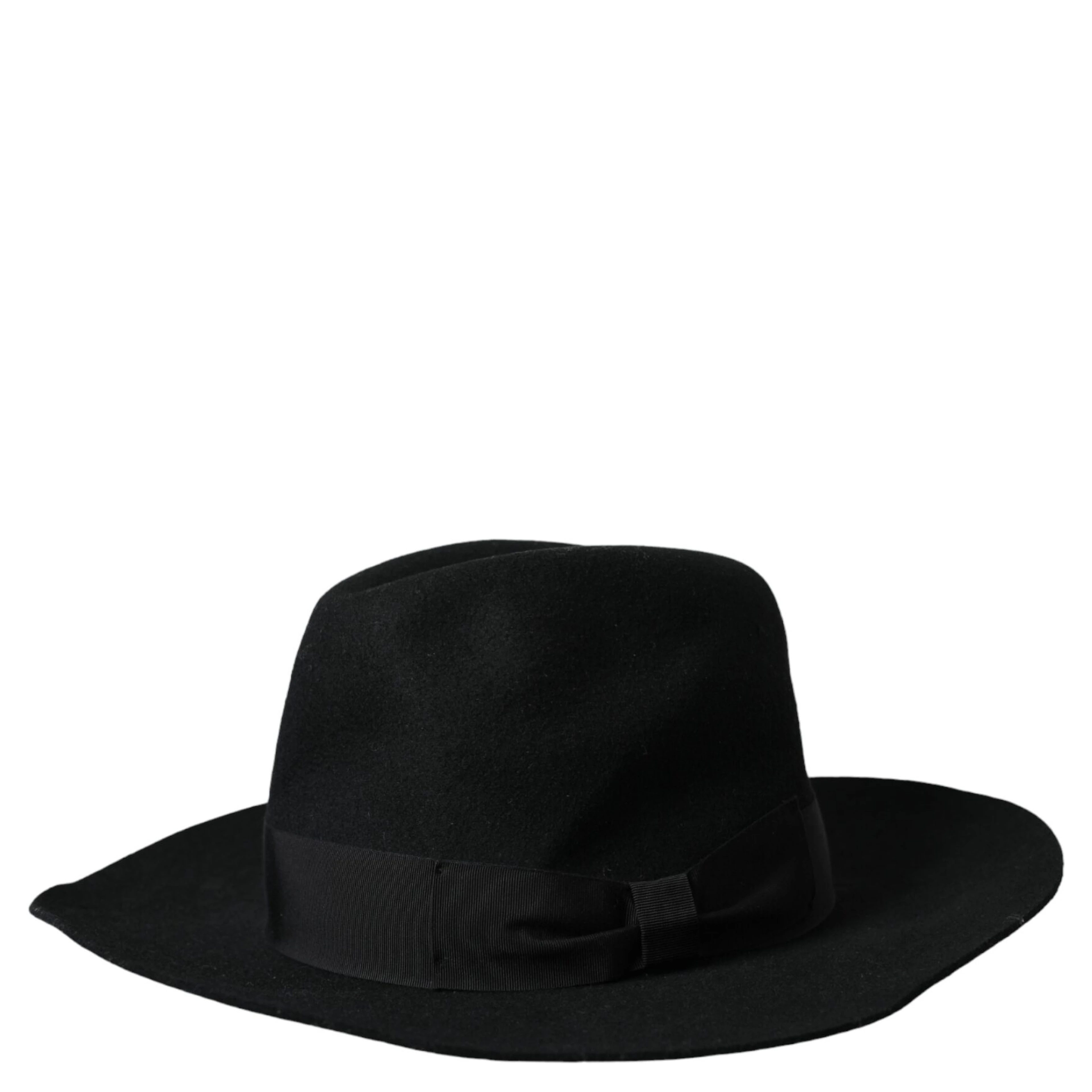 Black Rabbit Fedora Trilby Women Hat