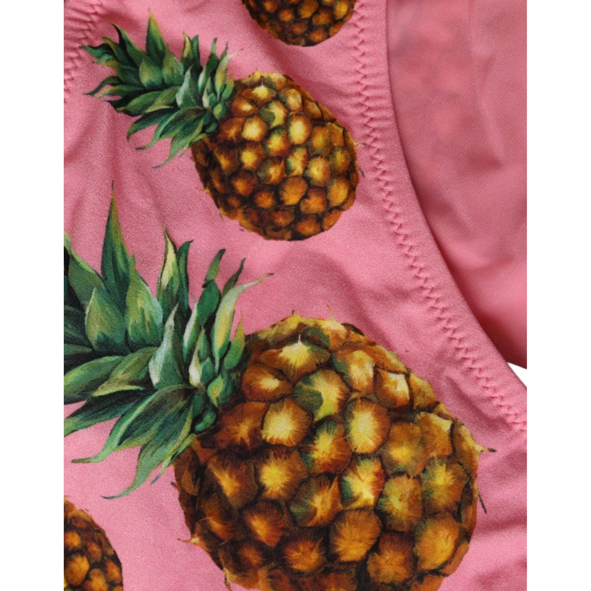 Pink Pineapple Swimsuit Bikini Bottom Swimwear
