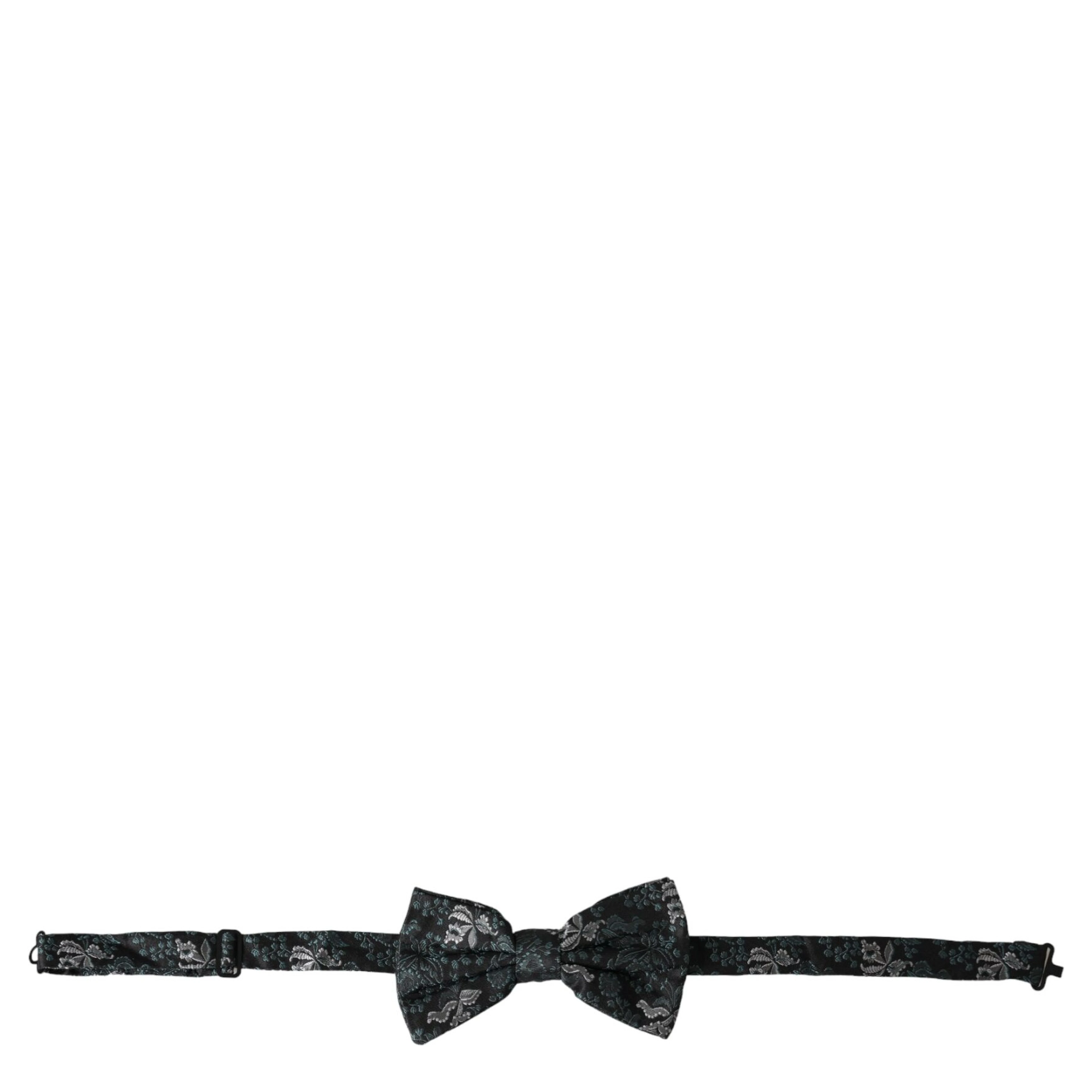 Multicolor Fantasy Floral Silk Adjustable Neck Men Bow Tie