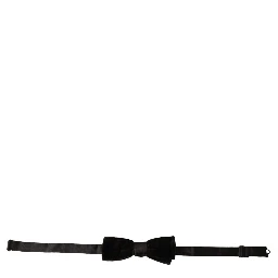 Black Velvet Cotton Adjustable Neck Men Bow Tie