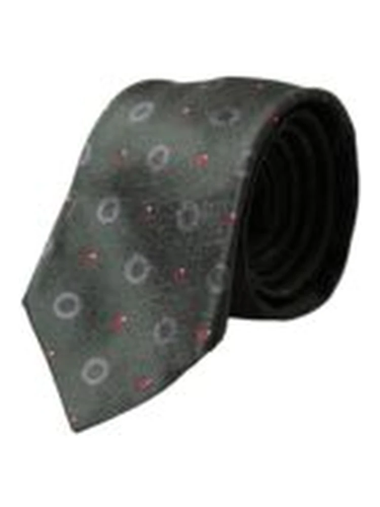 Dark Gray 100% Silk Fantasy Adjustable Men Tie alternative