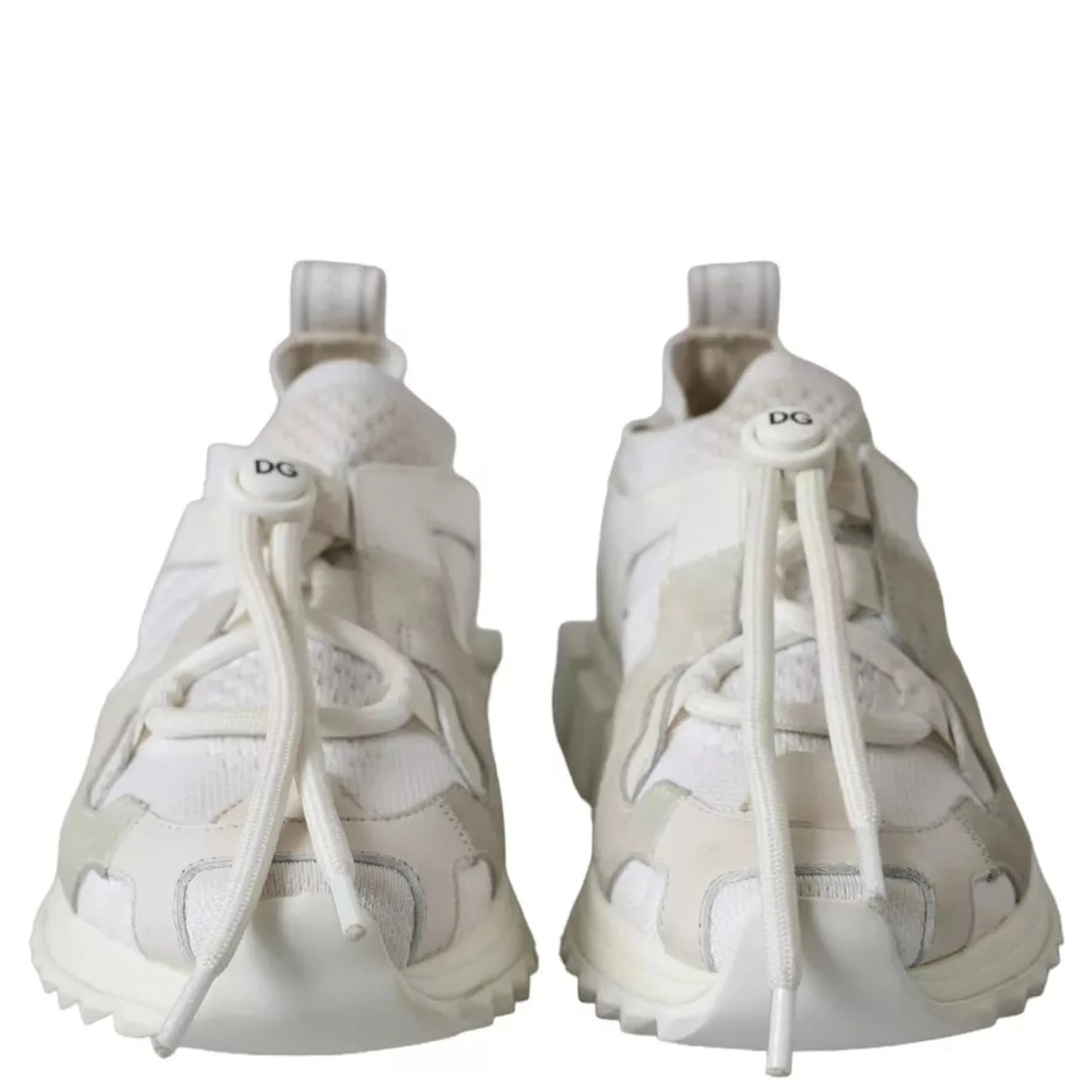 White Mesh Sorrento Trekking Sneakers Shoes