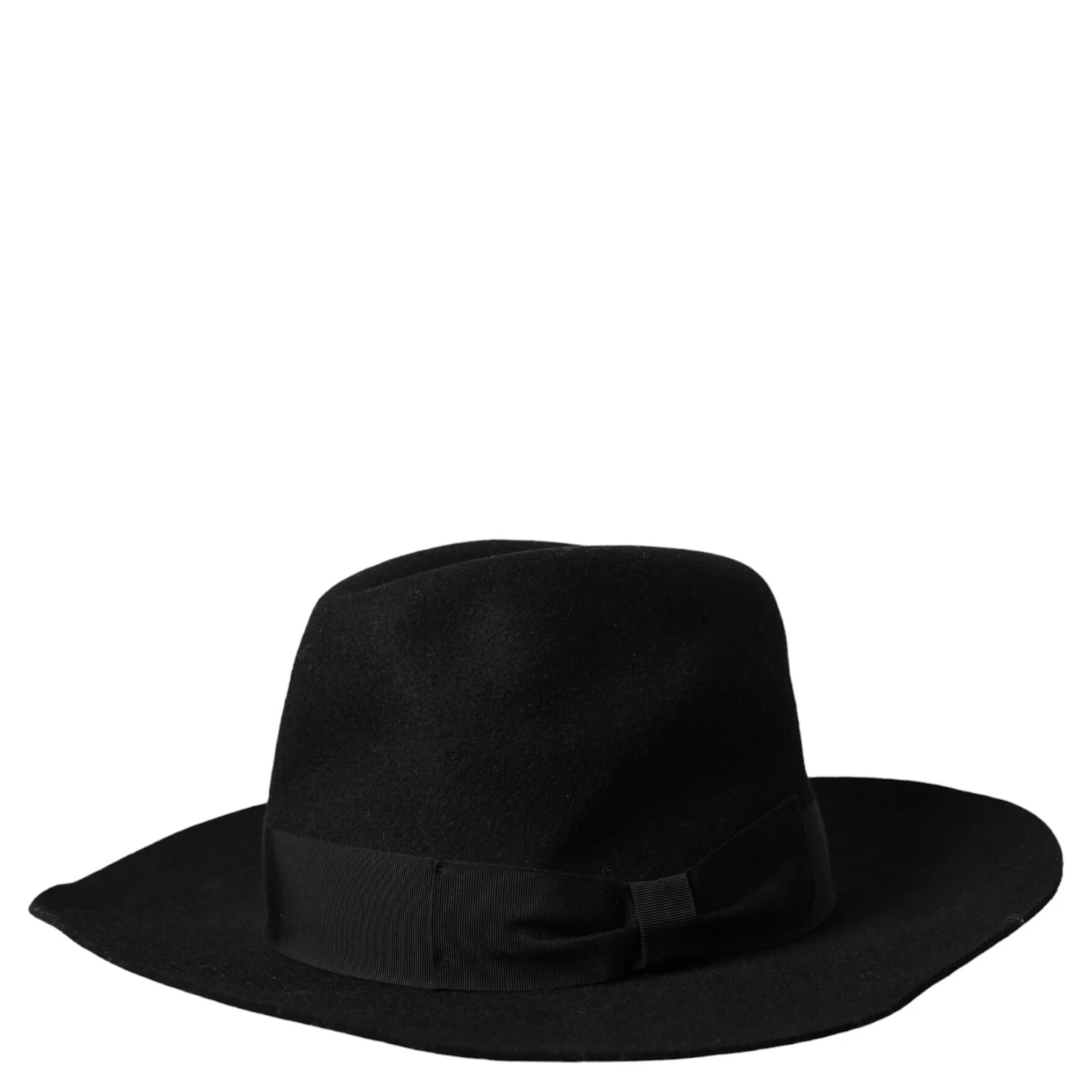 Black Rabbit Fedora Trilby Women Hat