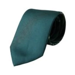 Green Printed 100% Silk Adjustable Men Tie