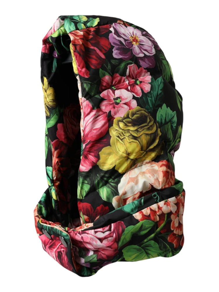 Hat Multicolor Floral Whole Head Wrap Hat alternative