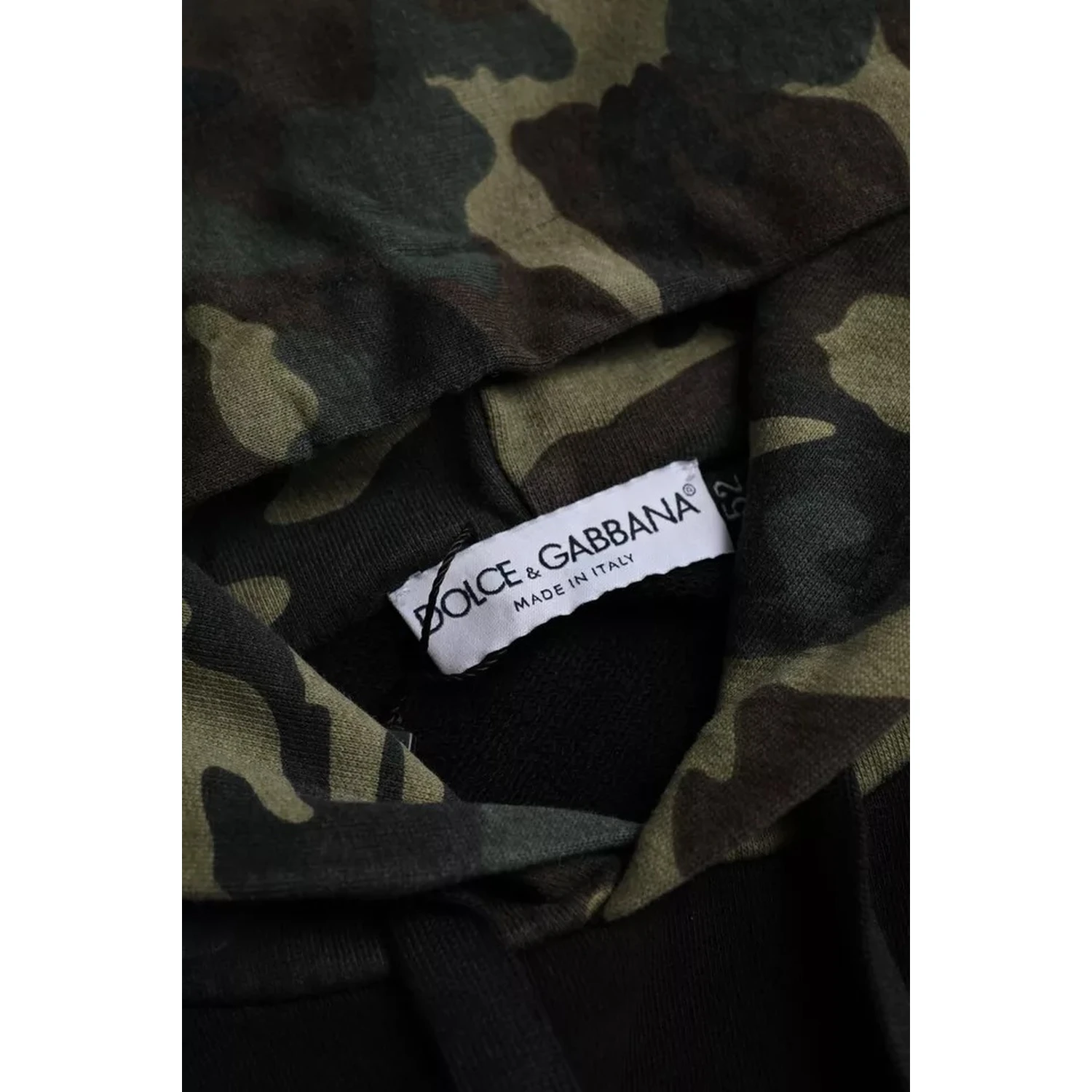 Black Camouflage Hooded Sweatshirt Sweater
