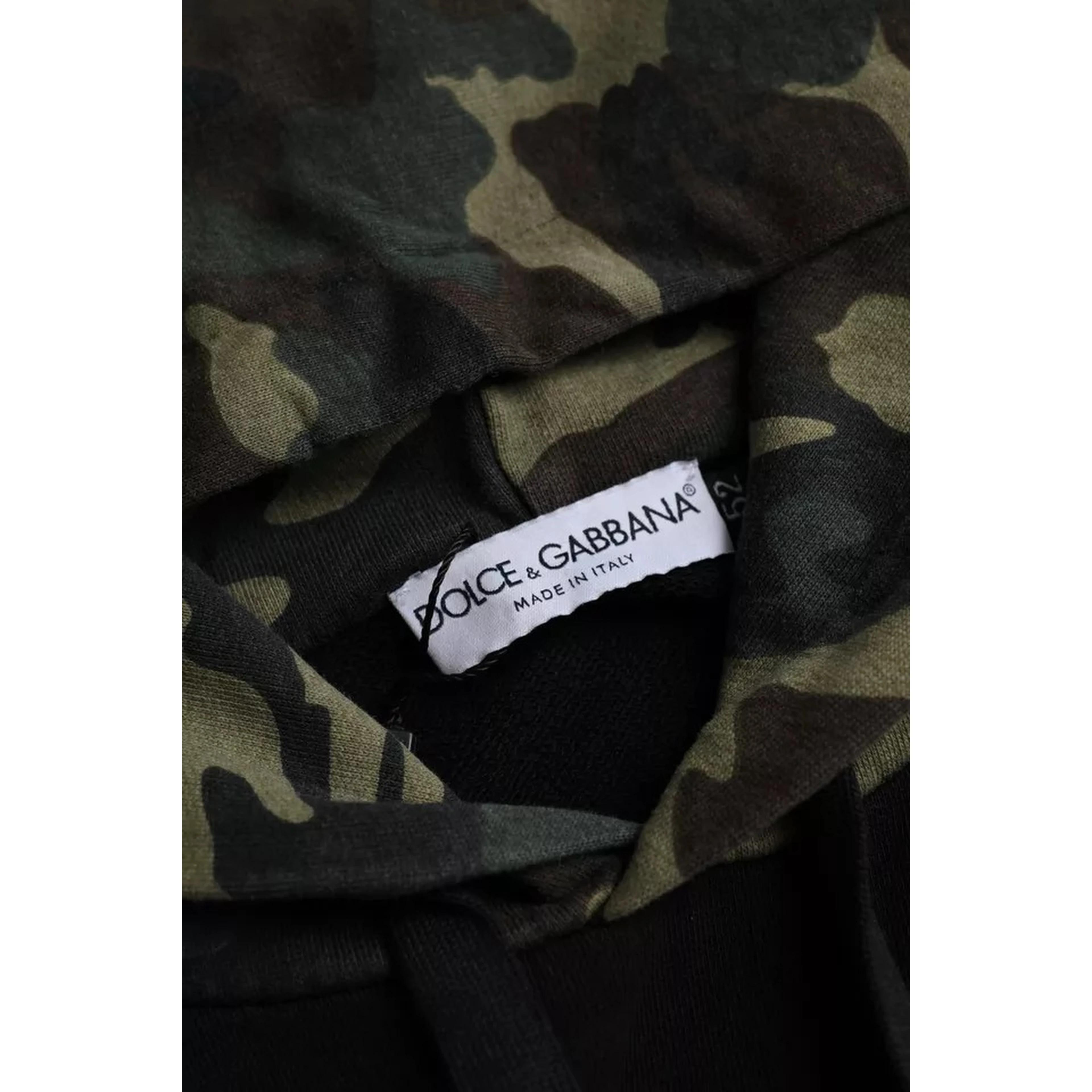 Black Camouflage Hooded Sweatshirt Sweater