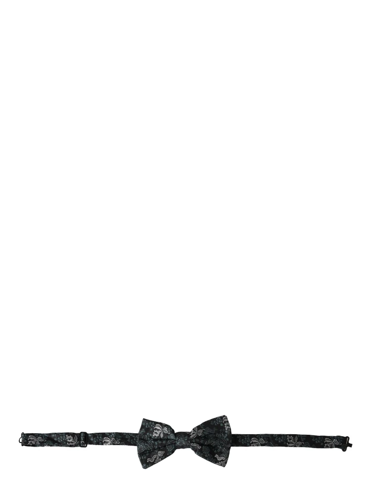 Multicolor Fantasy Floral Silk Adjustable Neck Men Bow Tie alternative