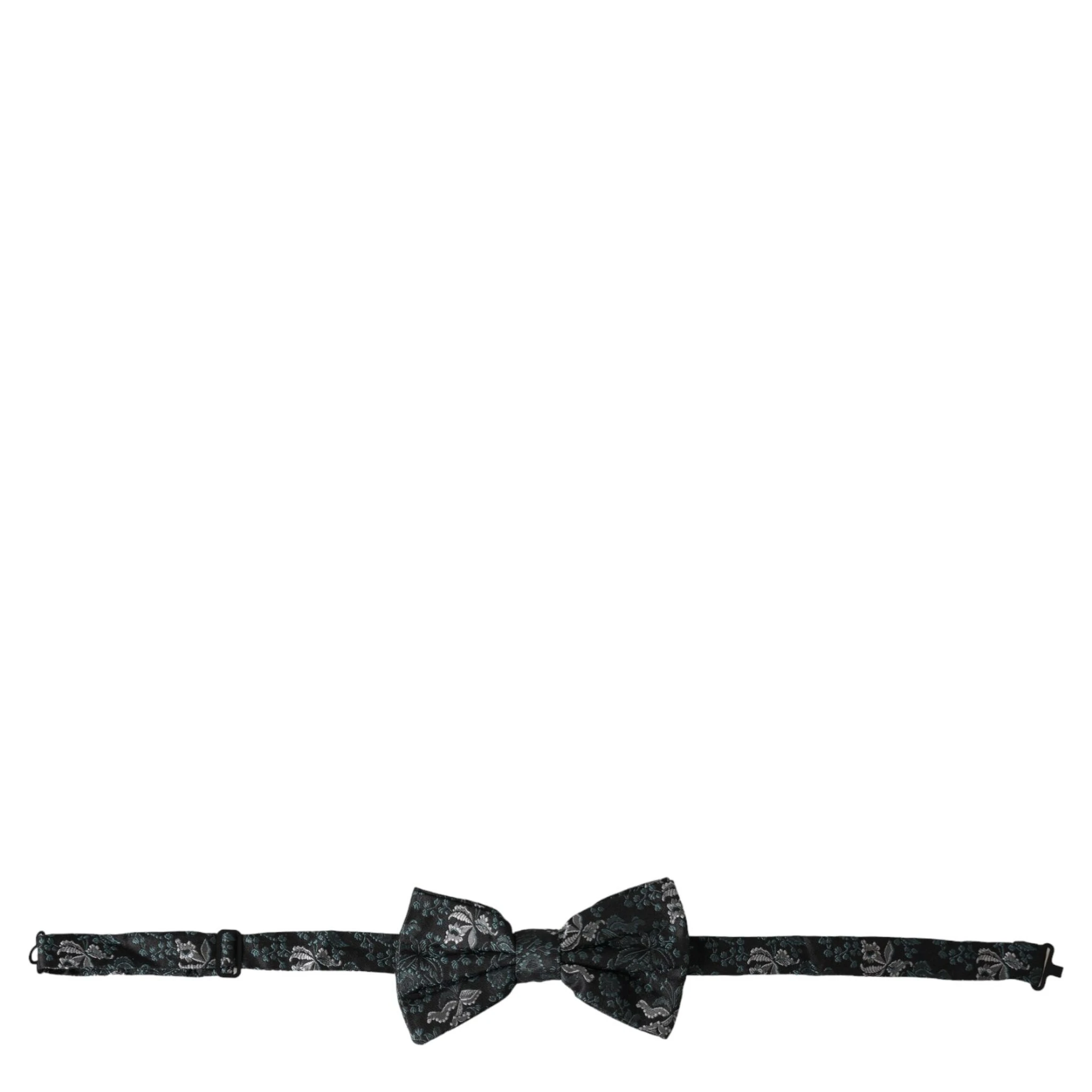 Multicolor Fantasy Floral Silk Adjustable Neck Men Bow Tie