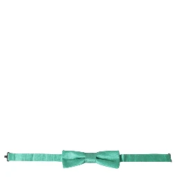 Mint Green Silk Adjustable Neck Men Bow Tie