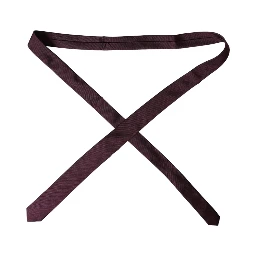 Bordeaux Solid 100% Silk Adjustable Men Tie