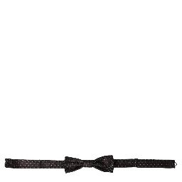 Brown Fantasy Silk Adjustable Neck Men Papillon Bow Tie