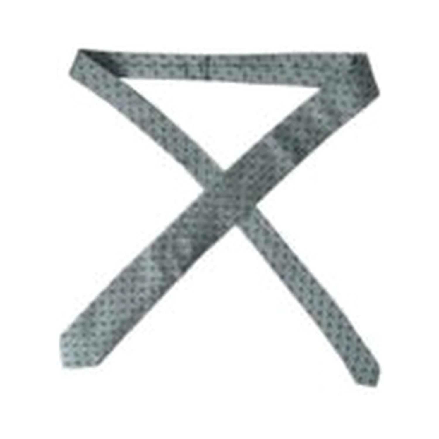 Green 100% Silk Patterned Adjustable Men Tie