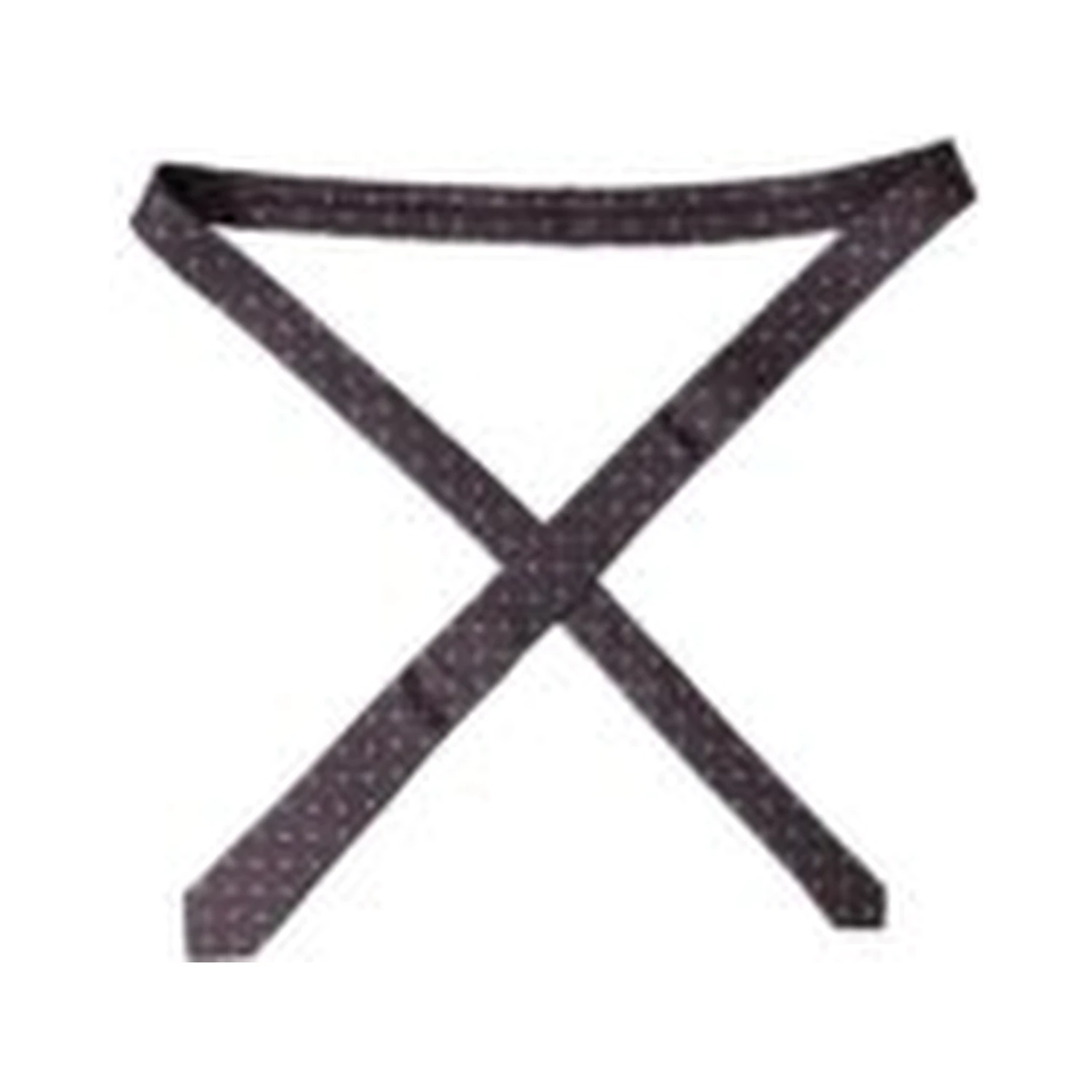 Purple 100% Silk Polka Dot Adjustable Men Tie